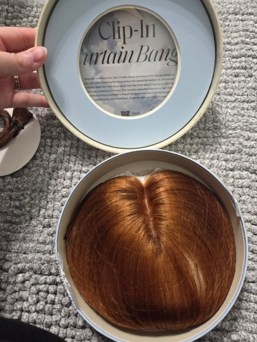 NWT Curtain Bangs Natural Red